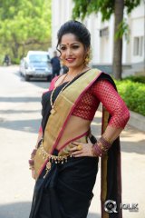 Madhavi Latha at Anushtanam Movie Audio Launch
